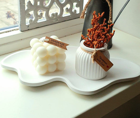 Handgemaakt Jesmonite Decoratief Tray Set