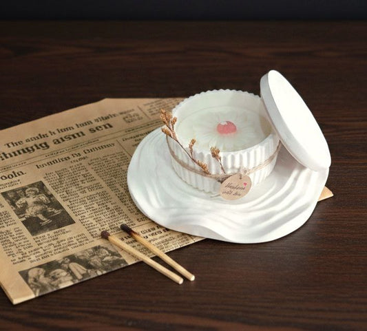 Luxe Betonnen Kaars Set .ca 200 g hoogwaardige kokos-sojawas - Soft Atelier