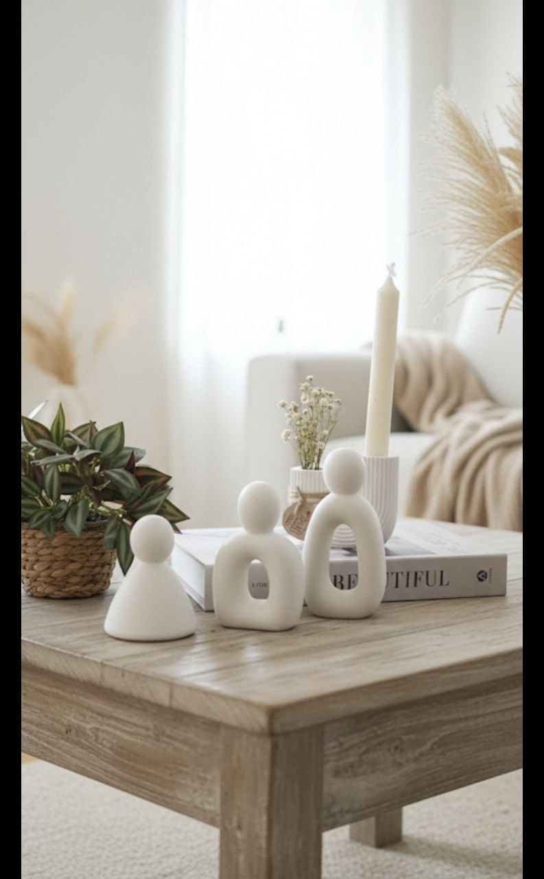 Luxe 5-delige Candle Ritual Set – Handgemaakt & Minimalistisch Design
