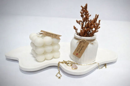 Handgemaakt Jesmonite Decoratief Tray Set