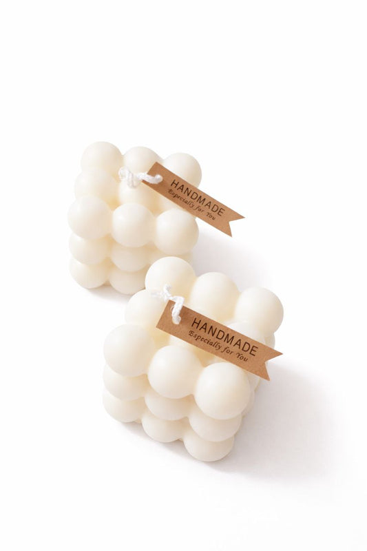 Moderne Handgemaakte Kaars Bubble Cube