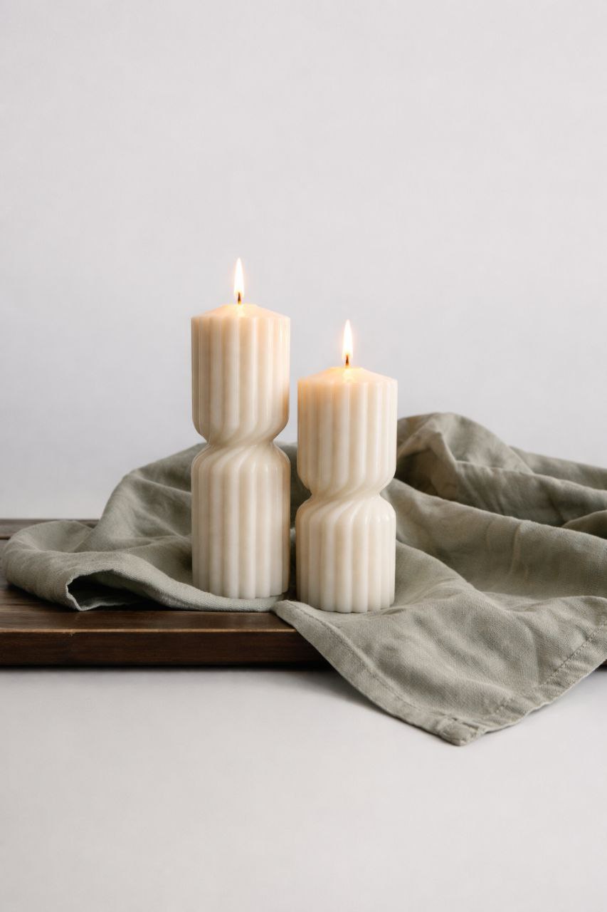 Decoratieve Pilaar Kaarsen –Serene