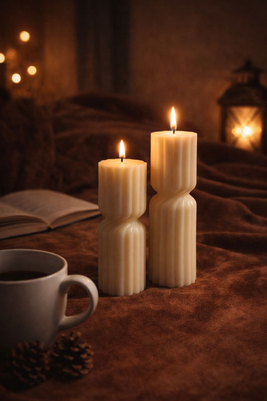 Decoratieve Pilaar Kaarsen –Serene