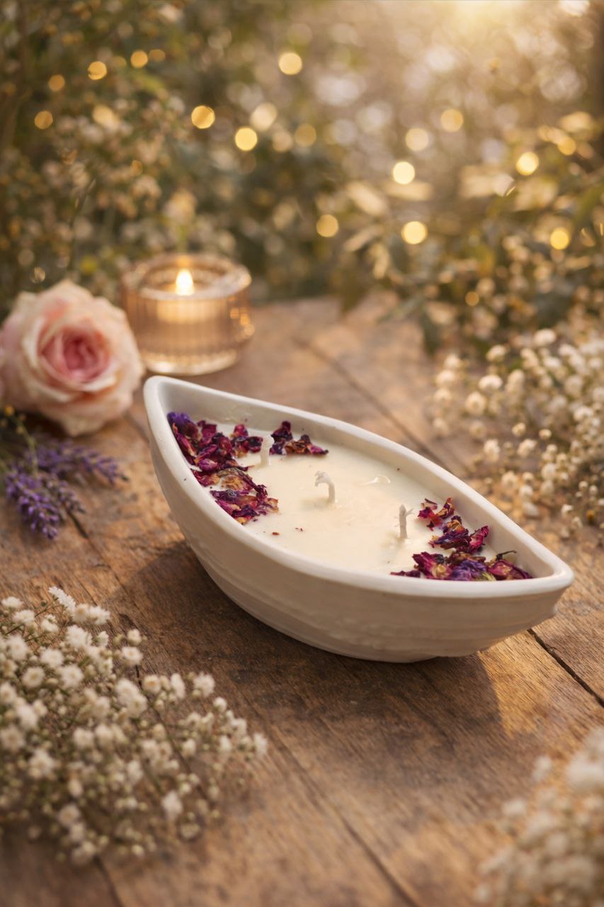 Handgemaakte Soja- & Kokoskaars  200g– Solara