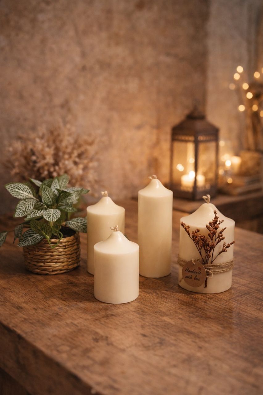 Minimal Luxury Pilaar Kaarsen 640 gram / Maison Calm