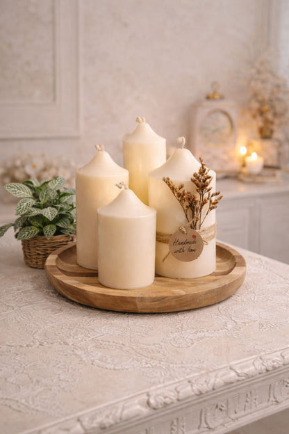 Minimal Luxury Pilaar Kaarsen 640 gram / Maison Calm